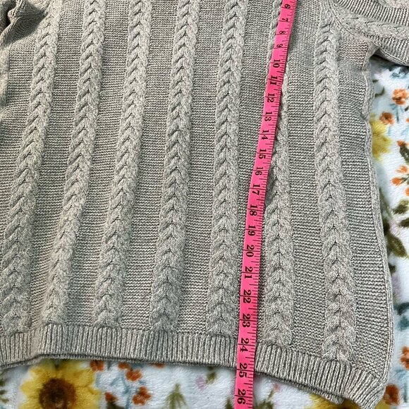 Frank & Oak Sweater Mens M Oatmeal Cotton Blend Long Sleeve Crewneck Neutral - Picture 6 of 6